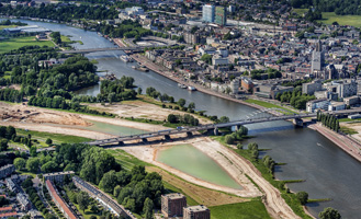 Groene rivier in aanleg Meinerswijk Arnhem